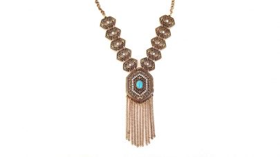 Μακρύ κολιέ σε boho στυλ