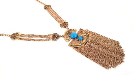 Μακρύ κολιέ σε boho στυλ