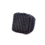 Ανδρικό μαύρο δαχτυλίδι