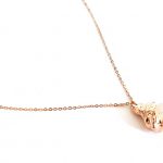 Ατσαλινο κολιέ με κοχύλι