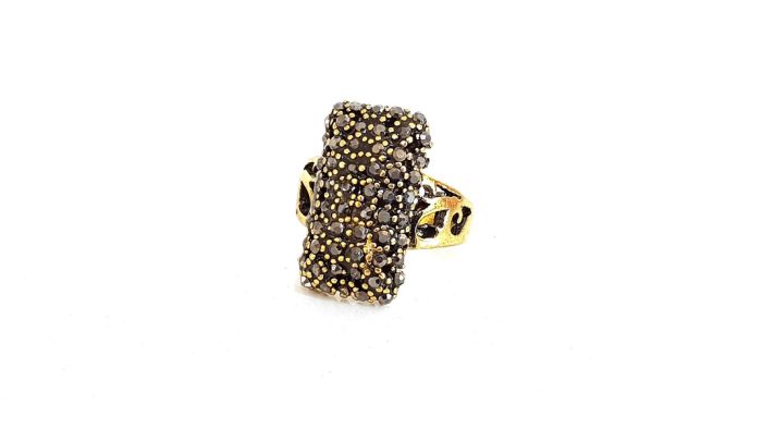 Bronze rectangular ring