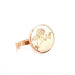 Ατσάλινο δαχτυλίδι με αγγελάκι