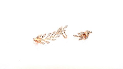 Ear cuff με στρας