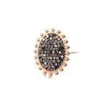 Ατσάλινο δαχτυλίδι με στρας