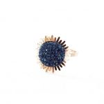 Ατσάλινο δαχτυλίδι με στρας