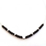 Κοντό ατσάλινο κολιέ με καρδιά