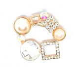 Μεταλλική καρφίτσα με στρας