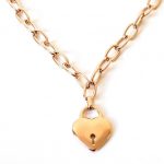 Ατσάλινη αλυσίδα λαιμού με καρδιά