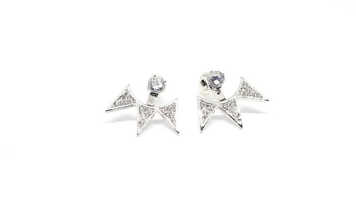 Ear jacket earrings