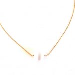 Κοντό ασημένιο κολιέ