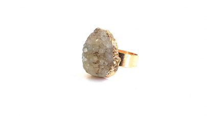 Δαχτυλίδι με φυσική πέτρα αχάτη