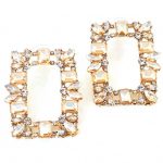 Σκουλαρίκια με κρυστάλλινες χάντρες