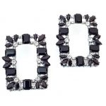 Σκουλαρίκια με κρυστάλλινες χάντρες