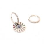 Μικροί κρίκοι με στρας