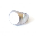 Ανδρικό ατσάλινο δαχτυλίδι