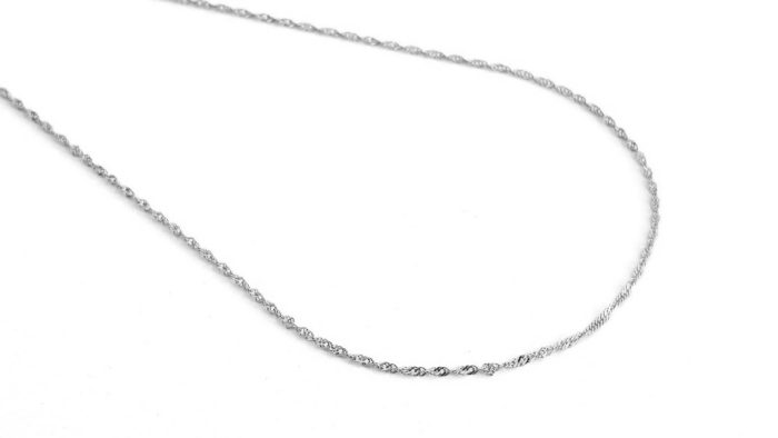 Steel chain necklace