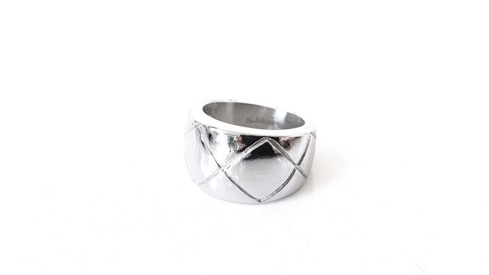 Wide steel ring
