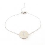 Ατσάλινο βραχιόλι με μονόγραμμα