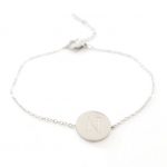 Ατσάλινο βραχιόλι με μονόγραμμα