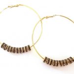 Μεγάλοι κρίκοι σε boho στυλ