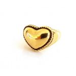 Ατσάλινο δαχτυλίδι καρδιά