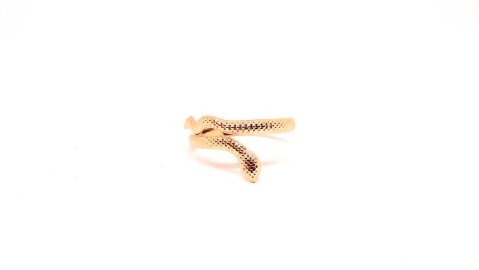 Steel snake ring