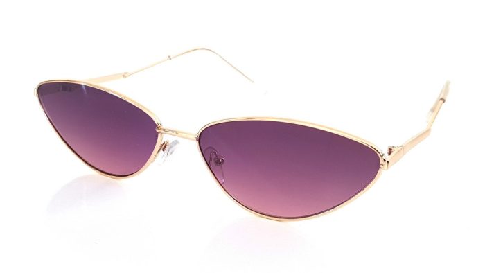 Sunglasses with cat eye lenses