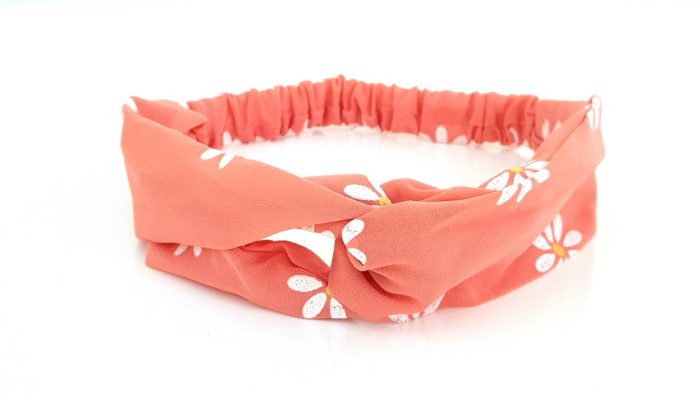 Hair ribbon with rubber