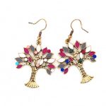 Κρεμαστά σκουλαρίκια σε σχήμα δέντρου