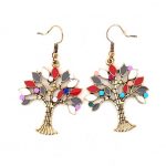 Κρεμαστά σκουλαρίκια σε σχήμα δέντρου