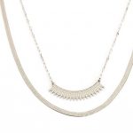 Ατσάλινο διπλό κολιέ