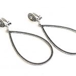 Σκουλαρίκια με κλιπ, κρεμαστά