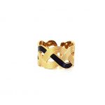 Ατσάλινο δαχτυλίδι πλεξούδα