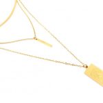 Ατσάλινο τριπλό κολιέ