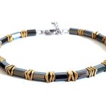 Ατσάλινο βραχιόλι με χάντρες