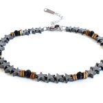 Ατσάλινο βραχιόλι με χάντρες