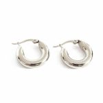 Σκουλαρίκια κρίκοι από ατσάλι