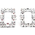 Κρεμαστά σκουλαρίκια με κρυστάλλινες χάντρες