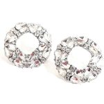 Κρεμαστά σκουλαρίκια με κρυστάλλινες χάντρες