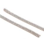 Πολύ μακριά σκουλαρίκια με στρας