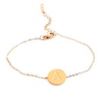 Ατσάλινο βραχιόλι με μονόγραμμα