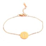 Ατσάλινο βραχιόλι με μονόγραμμα