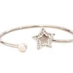 Ατσάλινο βραχιόλι χειροπέδα με αστέρι