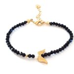 Ατσάλινο βραχιόλι με φτερά