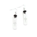 Ατσάλινα σκουλαρίκια με αστέρι