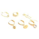 Σετ 6 μικρών σκουλαρικιών