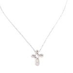 Ατσαλινο κολιέ με σταυρό