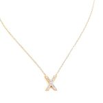 Ατσάλινο κολιέ μονόγραμμα