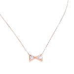 Ατσαλινο κολιέ με παπιγιόν