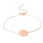 Ατσάλινο βραχιόλι με μονόγραμμα